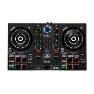 Controlador Mezclador de DJ Hercules INPULSE200 P8924 | 4 pads x 4 modos Color Negro