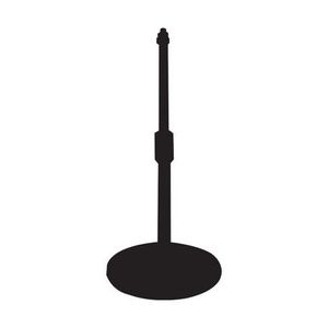 Base Trípode de Mesa para Micrófono England Sound ES-932B P8924 | 160 mm Base Redona Color Negro