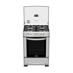 Cocina a Gas Mabe EM6020SG0 | 4 Quemadores Parrillas de Fundición Color Grafito