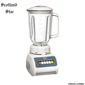Licuadora Scotland Star SS-LC76 P66503 | 1.5 Litros 2 Velocidades Color Blanco