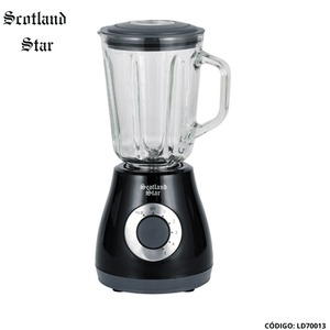 Licuadora Scotland Star SS-LC79 P66503 | 1.5 Litros 5 Velocidades Color Negro