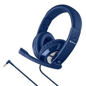 Audífonos Alámbricos Steren Over Ear AUD-545 P86396 | Acojinamiento Ultra Confort Color Azul