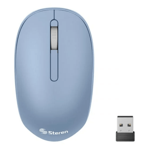 Mouse Inalámbrico Steren COM-5770AZ P86396 | Multiequipo Color Azul