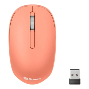 Mouse Inalámbrico Steren COM-5770NA P86396 | Multiequipo Color Naranja