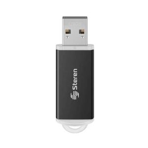 Memoria USB 2.0 Steren MFD-128S P86396 | 128 GB Color Negro
