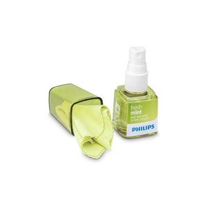 Limpiador Antibacterial de Pantalla Philips PHI-SVC1119M P8786 | Incluye Paño Microfibra Aromatizado Menta Color Verde