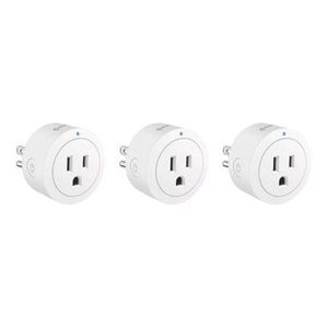 Set de 3 Enchufe Wifi Steren SHOME-100/3 P86396 | Compatible con Android y iPhone Color Blanco