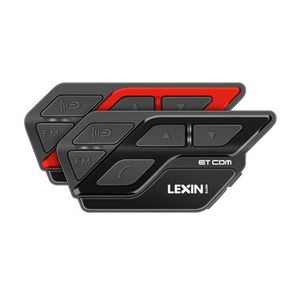 Intercomunicador Lexin P8776 | Bluetooth para Moticicleta Color Negro