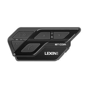 Intercomunicador Lexin P8776 | Bluetooth para Moticicleta Color Negro