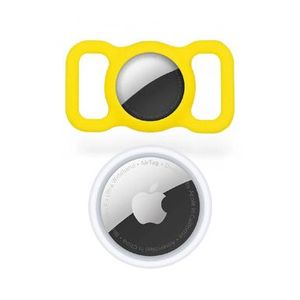 Combo Airtag Rastreador Apple + Llavero Apple P8776 | Color Amarillo