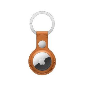 Combo Airtag Rastreador Apple + Llavero Cuero Apple P8776 | Color Café