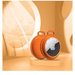 Combo Airtag Rastreador Apple + Llavero TPU Apple P8776 | Color Naranja
