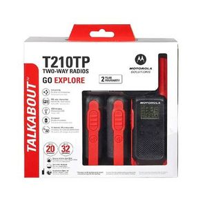 Walkie Talkie Motorola T210 P8776 | 2 Radios Color Rojo