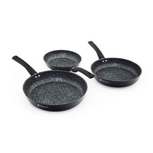 Set Sartén Warenhaus Grafito P8769 | 3 Piezas Color Negro