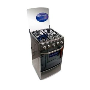 Cocina a Gas Continental Virginia P8885 | 21" 4 Quemadores Color Plata