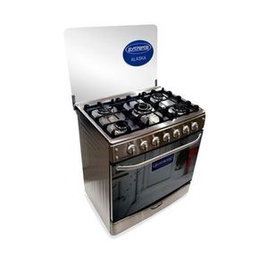 Cocina a Gas Continental Alaska P8885 | 30" 5 Quemadores Color Plata