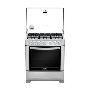 Cocina a Gas Mabe EM7610SG0 | 6 Quemadores 76 cm Color Silver