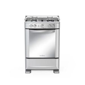 Cocina a Gas Mabe EM6040FG1 | 60 cm 4 Quemadores Easy Clean Color Silver