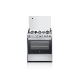 Cocina a Gas Indurama Pamplona Quarzo Home P8747 | 32" 6 Quemadores Color Cromada