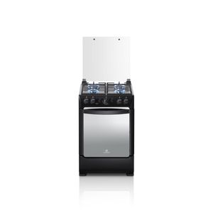 Cocina Indurama Ferrara Zafiro C24 S0 P8747 | 4 Quemadores Color Negro