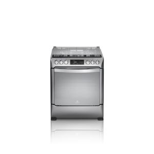 Cocina Indurama Montecarlo Smart Zafiro CR S01 | 5 Quemadores Color Cromado