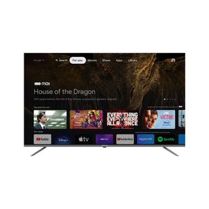 Televisor LED Smart Indurama 43TIKJUHD | 43" 4K UHD Google TV Color Cromado