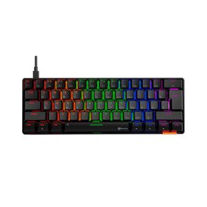 Teclado Mecánico Meetion Mk005 Hestia P8889 | Usb 60% RGB Color Negro