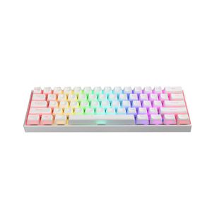 Teclado Mecánico Meetion Mk005 Hestia P8889 | Usb 60% RGB Color Blanco