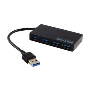 Adaptador USB QBIT P8765 | 4 Puertos HUB Color Negro 13312-W