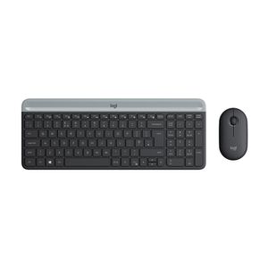 Teclado y Mouse Inalámbrico Logitech MK470 P8760 | Estilizada Color Negro