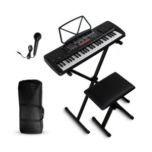 Teclado England Legends Forte X1 P8924 | Portátil 49 Teclas  Incluye Accesorios Color Negro
