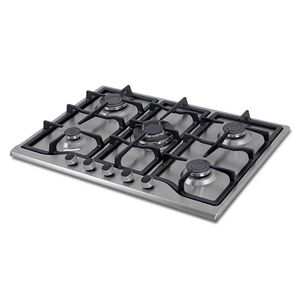 Encimera a Gas Challenger SI6951 P8890 | 5 Quemadores Inoxidable Color Plata