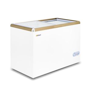 Congelador Horizontal Continental SD-210Q T/V P88577 | 210 Litros Color Blanco Con Tapa De Vidrio